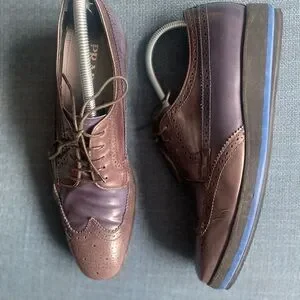Prada | Shoes | Prada Womens Classic Brown Wplum Brogue  display picture 1
